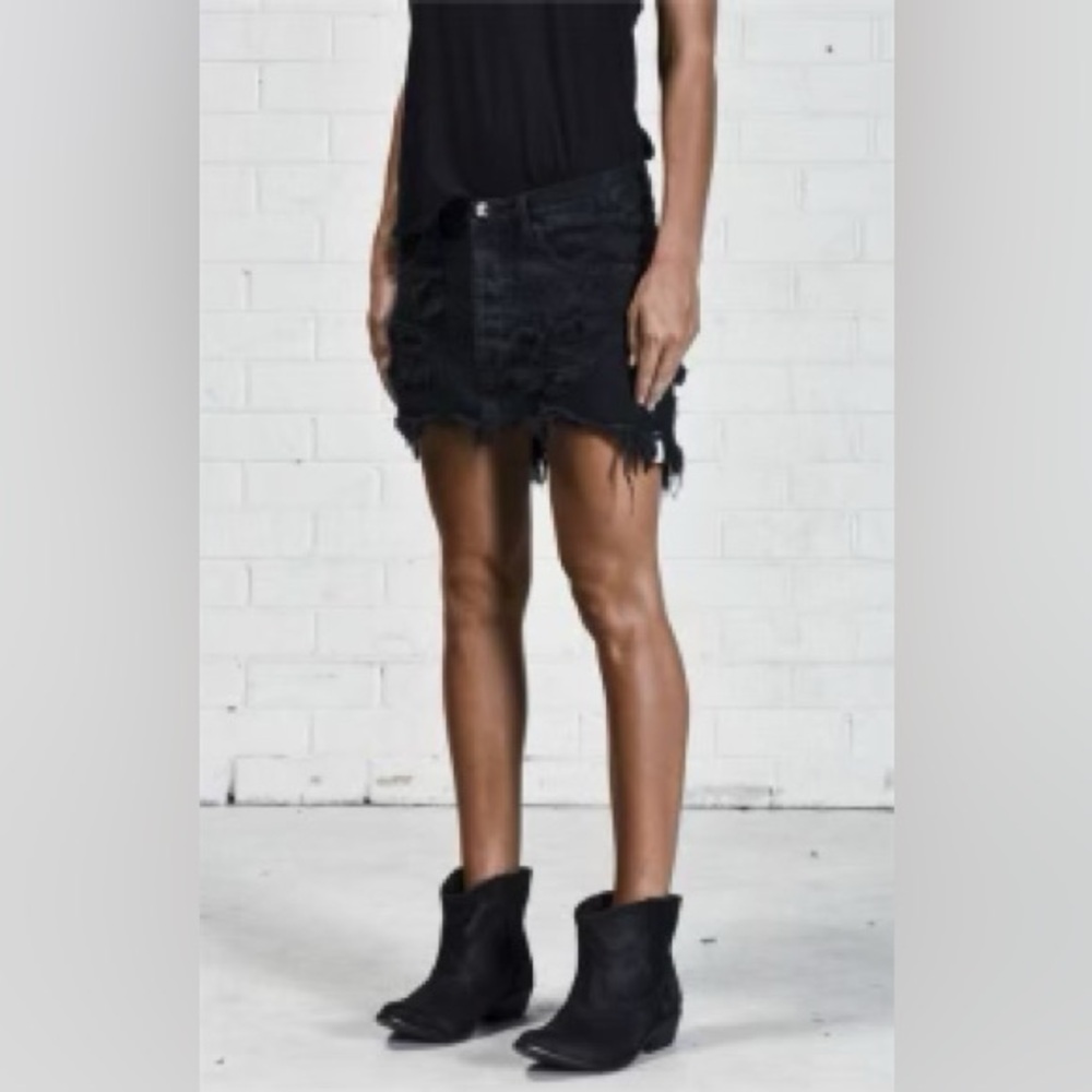 NWOT One Teaspoon Cartini Junk Yard Skirt - Price Firm - Picture 2 of 8